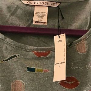 Vs long pajama shirt